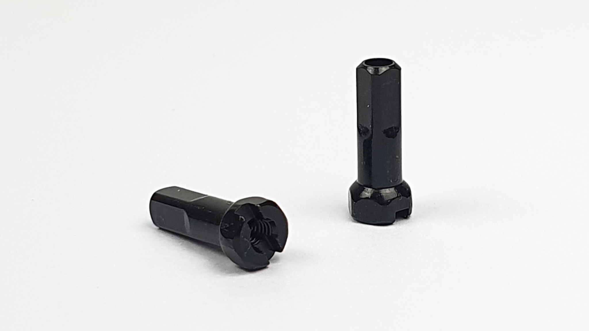 Sapim Polyax HEX Alunippel schwarz 14mm